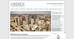 Desktop Screenshot of omnextax.com